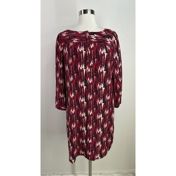 Fossil Abstract Shift Mini Dress - Picture 1 of 11